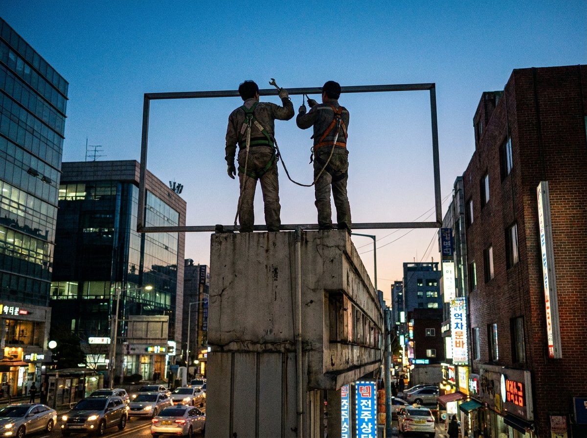 고양시 전면간판 시공